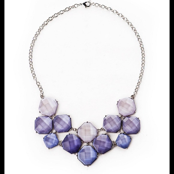 SOLD  Purple glimmer necklace