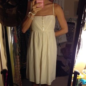 Banana Republic Cream Dress Size 2
