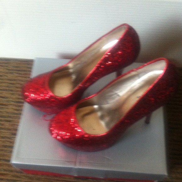 High heel Dorothy wizard of oz shoes