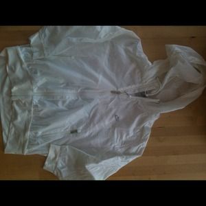 Brand New NIKE lightweight white  windbreaker