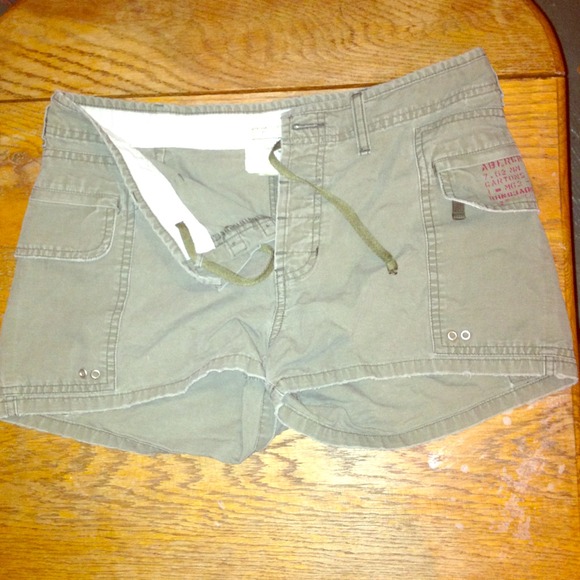 womens AF shorts green cargo shorts very comfy.