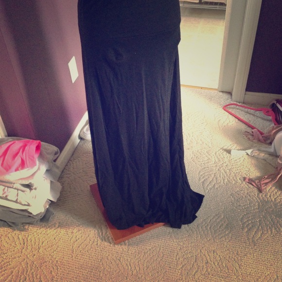 Long black maxi skirt ON HOLD!