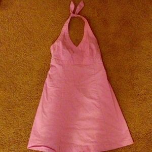 Light purple/pink halter dress