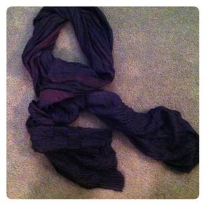 Dark purple scarf