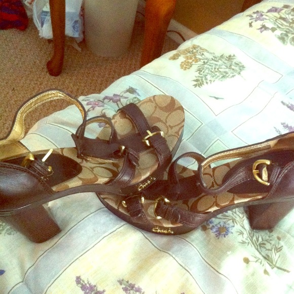 Coach sandals