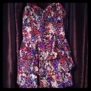 Floral print dress