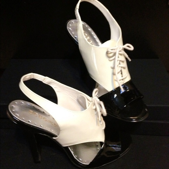 BCBGTuxedoStyle Peep Toe Shoes