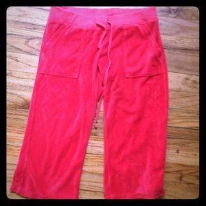 Juicy Couture terry cloth crop pants