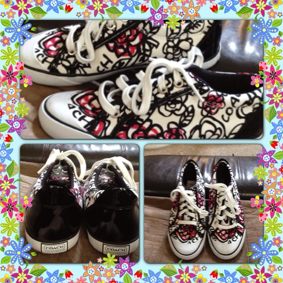 Bundled/SoldNWT Coach sneakers and Coach purse