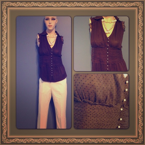 Zara Brown Blouse
