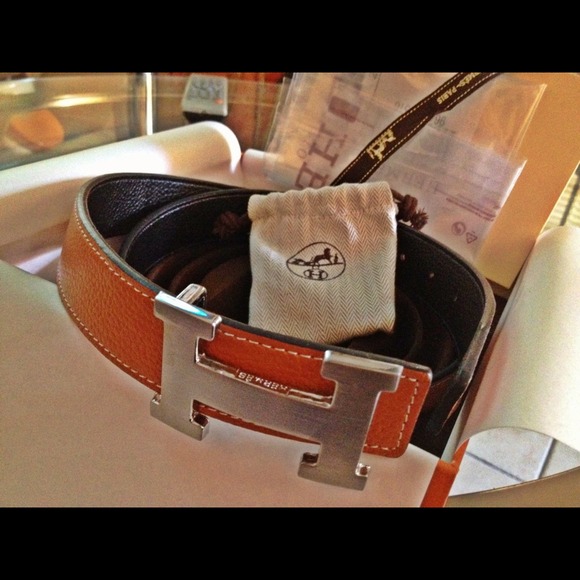 Hermes H belt light brown (Discount via paypal)