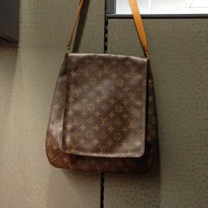 Louis Vuitton Monogram Musette Messenger Flap Bag