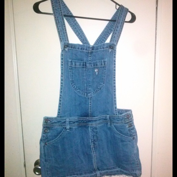 Jean skirt overall short