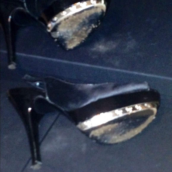 BCBG Silk Platform Shoes - Picture 3 of 4