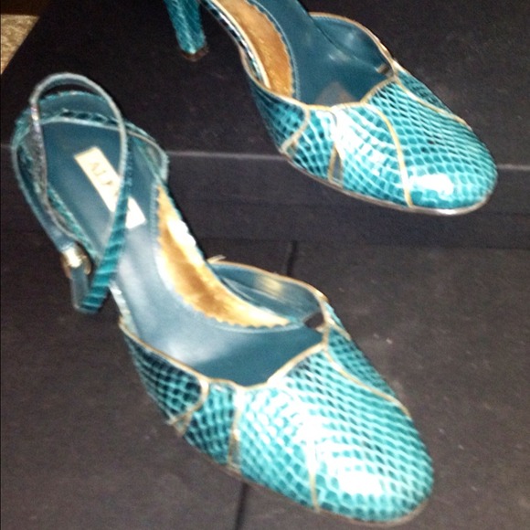 Alfani Teal Shoes