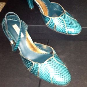 Alfani Teal Shoes