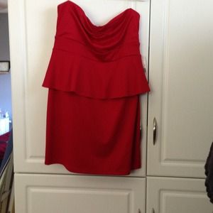 ⛔Hold for serarose88⛔Faith 21 ❤peplum tube dress