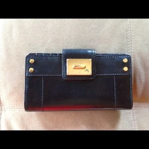 Milly black leather wallet. Brand new!
