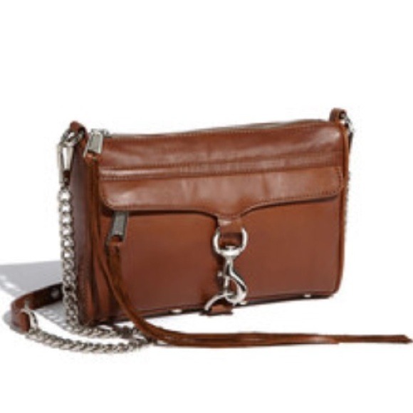 SOLD RM mini mac brown w/ silver hardware