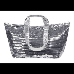 Medium Glamour Silver bag by Sunnybelle