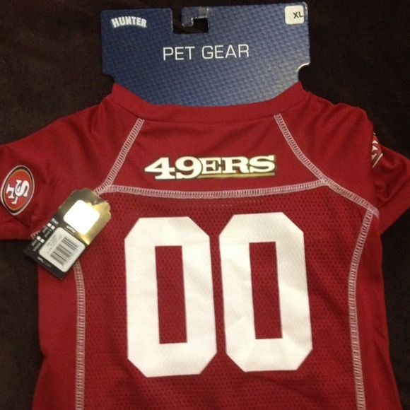 49er pet jersey size XL