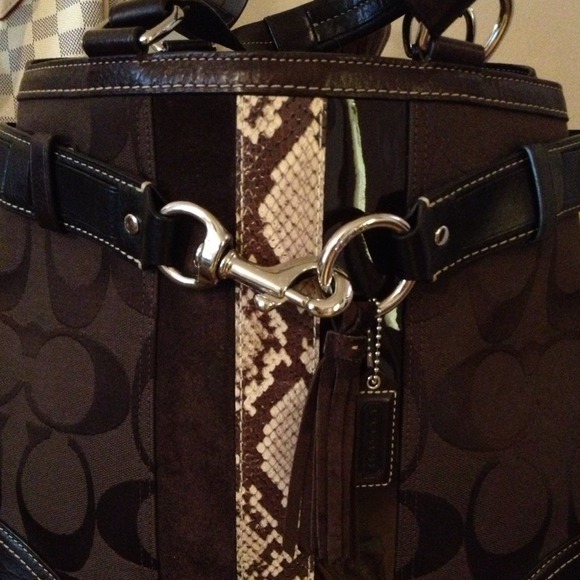 Authentic Coach an Snake Skin Bag ***Traded**