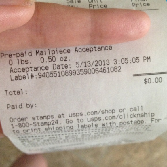Receipt