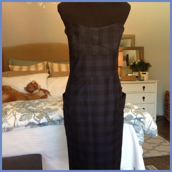 ❌RESERVED 4 jessmwerner❌Strapless Plaid Dress🎯🎏
