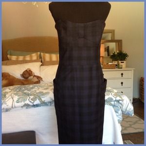 ❌RESERVED 4 jessmwerner❌Strapless Plaid Dress🎯🎏