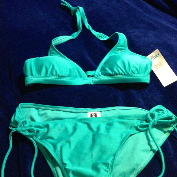 Roxy Turquoise 2 pc swimsuit