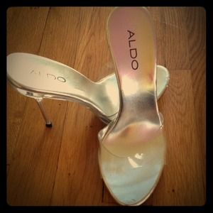 Cute  & Sexy Aldo Transparent Sandals.