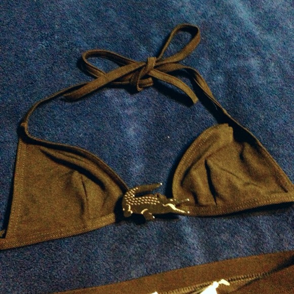 Lacoste 2 piece Black Bikini - Picture 2 of 3