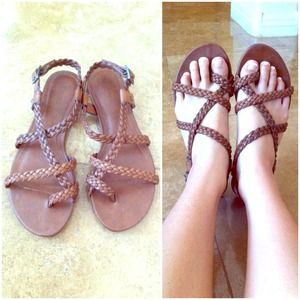 Braided sandals
