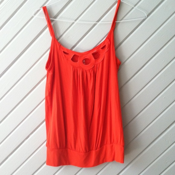 Orange summer tank