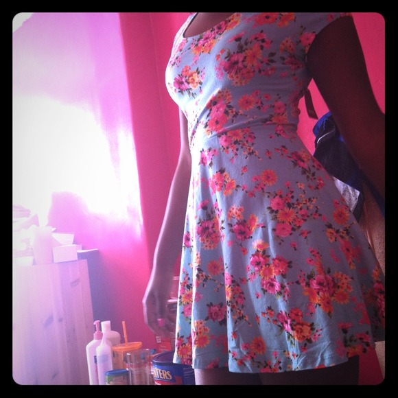 Floral print dress