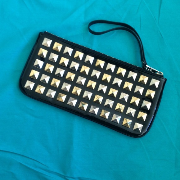 *SOLD* Jacobs Stud Patent Leather Clutch