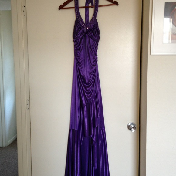 Long Purple Dress
