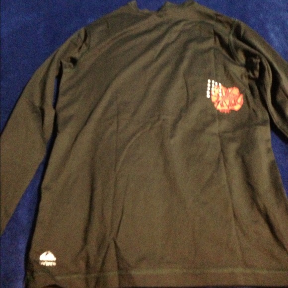 Quicksilver Boy's Black Rash Guard - Picture 2 of 2