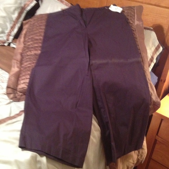 Navy blue capris