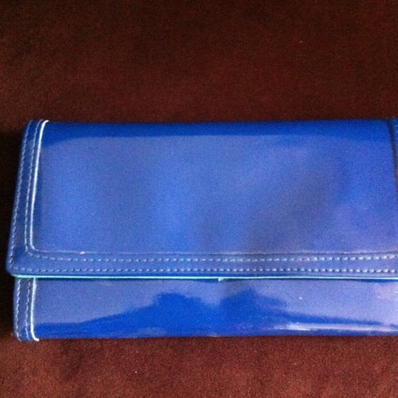 Pretty blue wallet