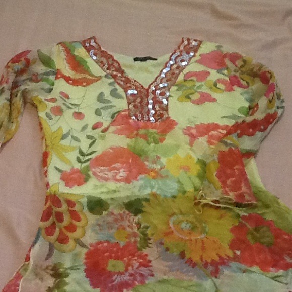 🌹 sequen kurti ( long top )