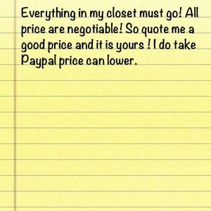 Clothes shoes handbags !!