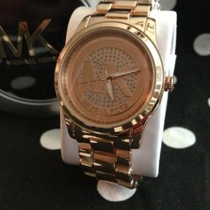 MK Rose Gold Watch