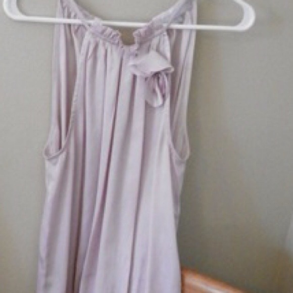 Lilac silk blouse