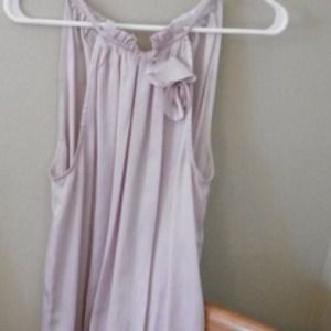 Lilac silk blouse