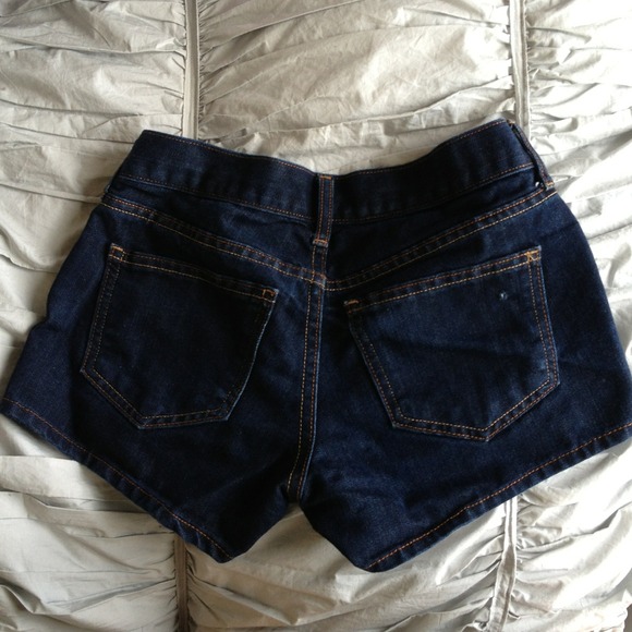 Dark Jean Shorts