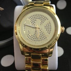 Gold MK Watch