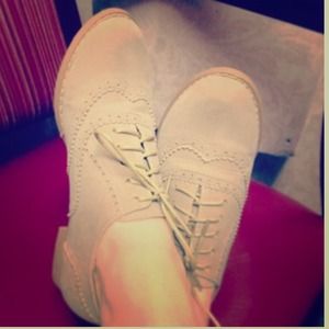 Inspired suede oxfords