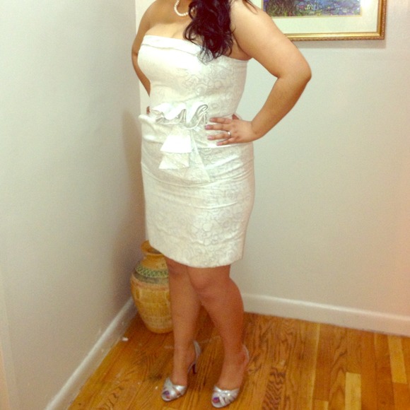 Reduced! Beautiful white cocktail dress!