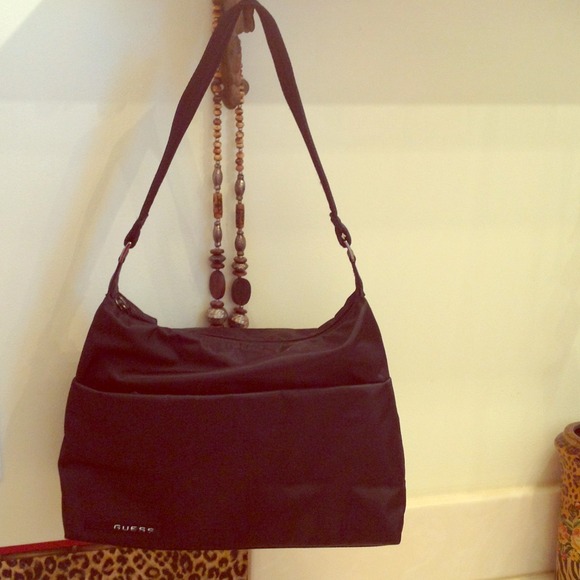 Black Nylon Guess Purse